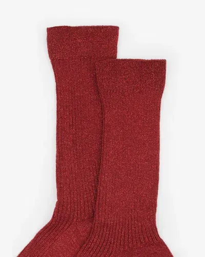 Isabel Marant Lazea Socks In Fuchsia