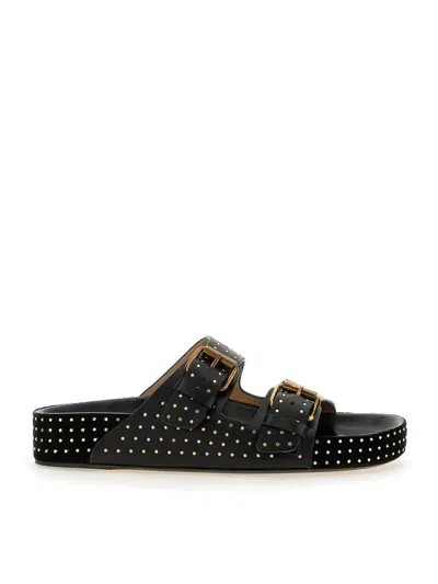 Isabel Marant Lennyo Sandals In Black