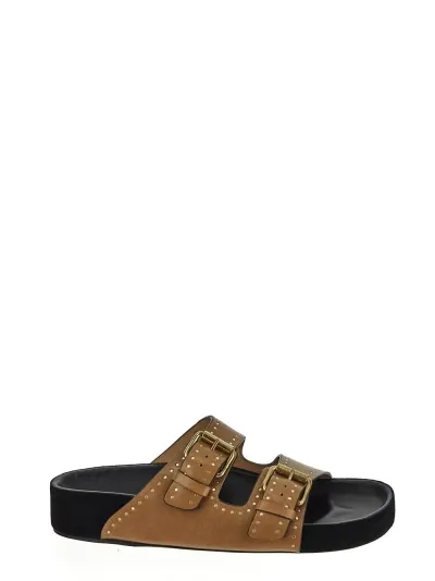 Isabel Marant Lennyo Sandals In Brown