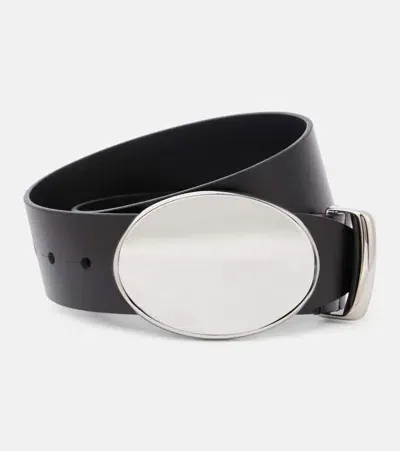 Isabel Marant Leonie Leather Belt In Black