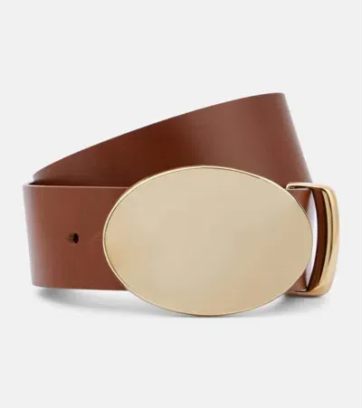 Isabel Marant Leonie Leather Belt In Brown