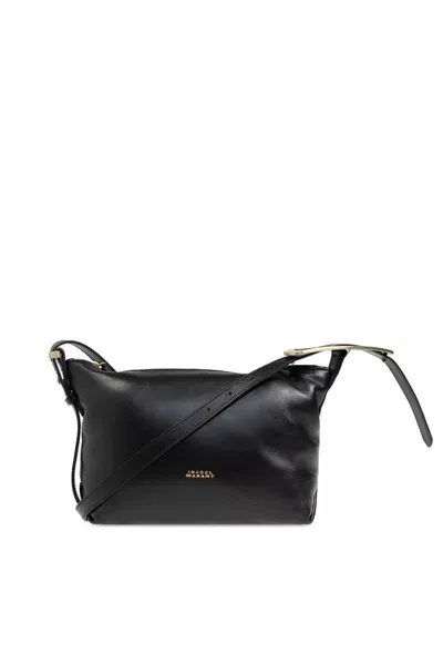 Isabel Marant Leyden Zipped Shoulder Bag In Black