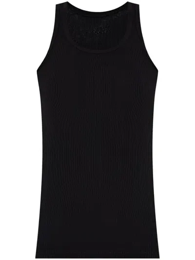 Isabel Marant Logo-embroidered Tank Top In Black