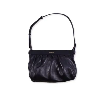 Isabel Marant Logo Printed Small Shoulder Bag In Black