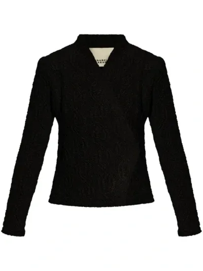 Isabel Marant Loyana Cable-knit Jacket In Black