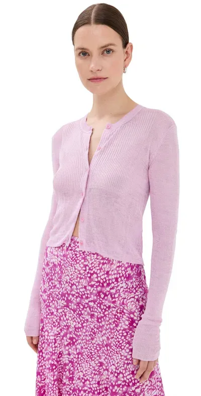 Isabel Marant Mahee Cardigan Candy Pink