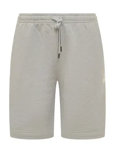 Isabel Marant Logo Embroidered Drawstring Shorts In Grey