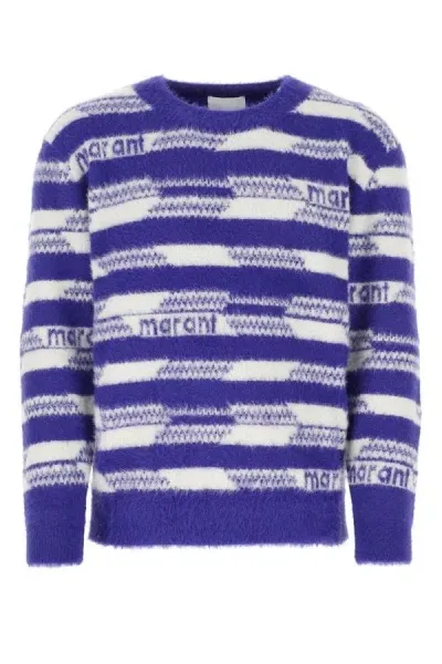 Isabel Marant Orson Logo-print Striped Jumper In Multicolor