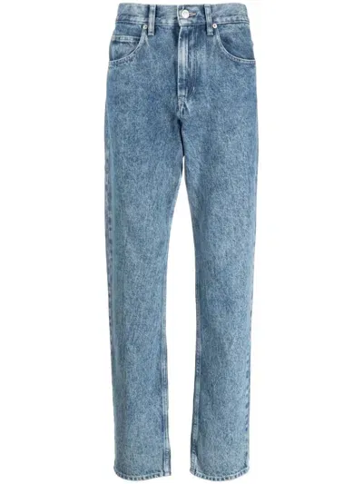 Isabel Marant Mid-wash Straight-leg Jeans In Blue