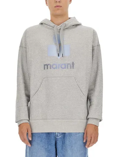 Isabel Marant Miley Sweatshirt In Grey