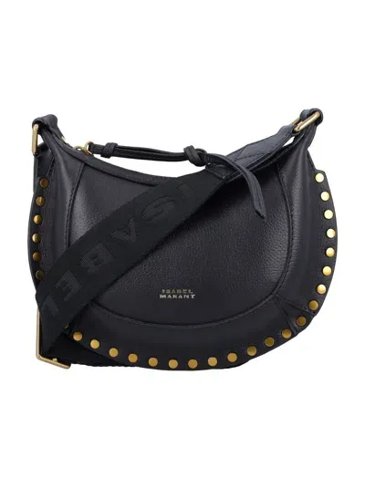 Isabel Marant Oskan Moon Mini Shoulder Bag In Black