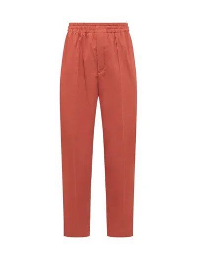 Isabel Marant Elastic Waist Jogging Pants In Orange