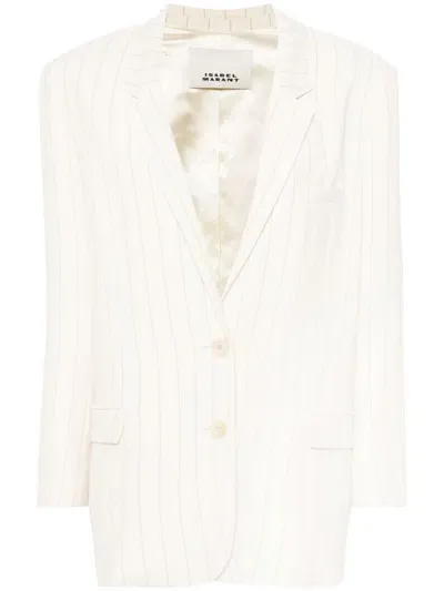 Isabel Marant Oceany Blazer In White