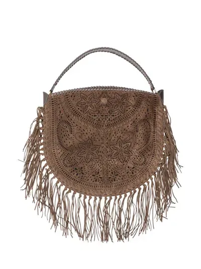 Isabel Marant Oskan Hobo Bag In Brown