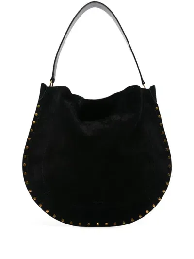 Isabel Marant Oskan Hobo Soft Bag In Black  