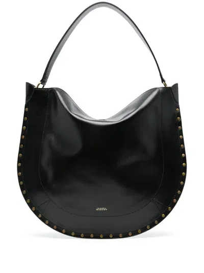 Isabel Marant Borsa A Spalla Oskan Hobo Soft In Black