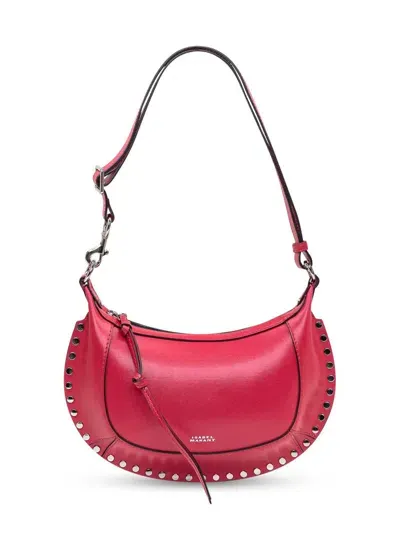 Isabel Marant Oskan Moon Bag In Red