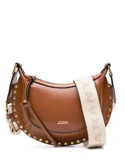 Isabel Marant Oskan Moon Mini Bag In Brown