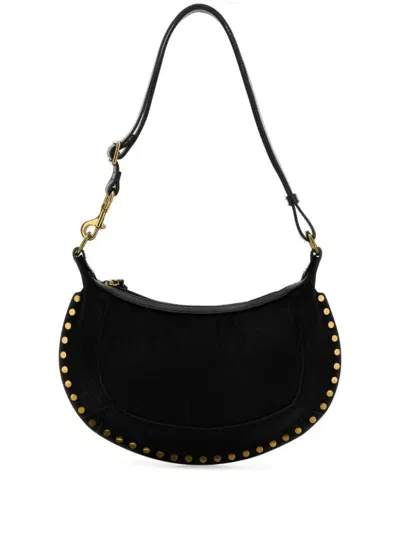 Isabel Marant Oskan Moon Shoulder Bag In Black