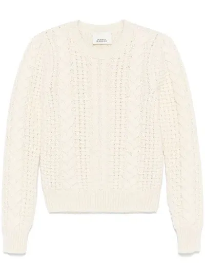 Isabel Marant Otilia Sweater In Nude & Neutrals