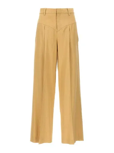 Isabel Marant Staya Pants In Cream