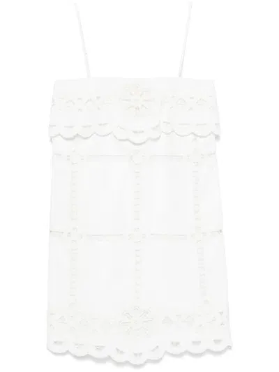 Isabel Marant Parvedy Mini Dress In White