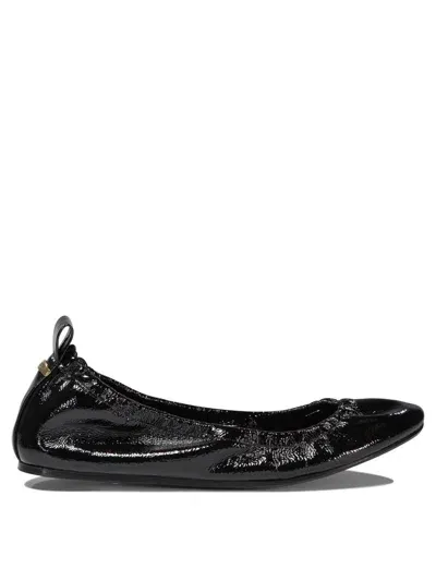 Isabel Marant Patent Leather Ballet Flats In Black