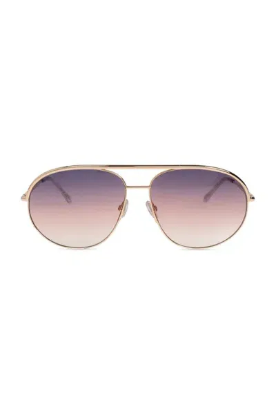 Isabel Marant Pilot Frame Sunglasses In Gold