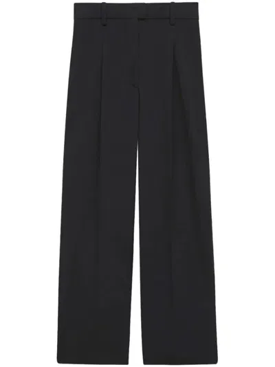 Isabel Marant Pleated Tailored Trousers In Black