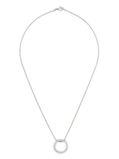 Isabel Marant Ring Necklace In Silver