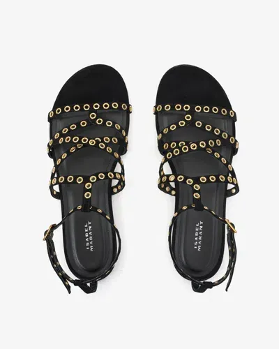 Isabel Marant Sandalen Lipa In Schwarz