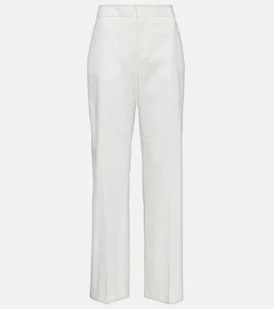 Isabel Marant Scarly Wide-leg Pants In White