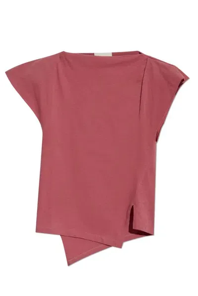 Isabel Marant Sebani Asymmetric Short In Pink