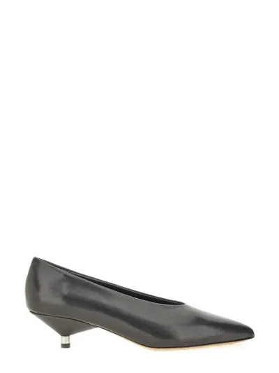 Isabel Marant Sculpted-heel Leather Pumps In Black