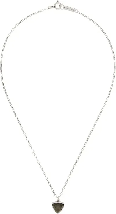 Isabel Marant Silver Cheerful Necklace In Kisi