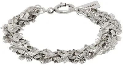 Isabel Marant Silver Tinsel Chain Bracelet In 08si Silver