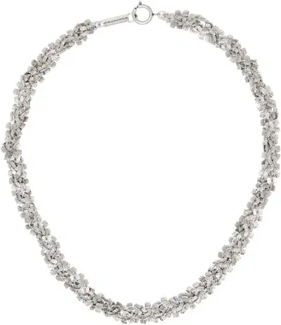 Isabel Marant Silver Tinsel Chain Necklace In 08si Silver