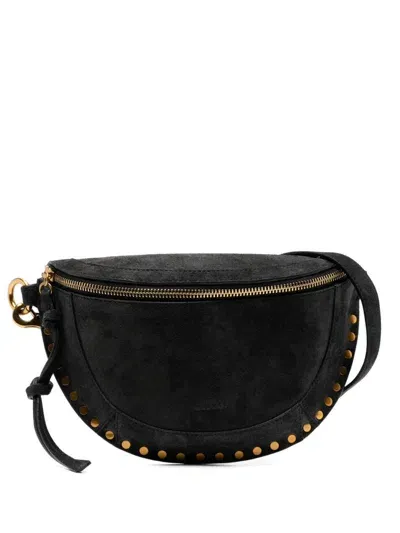 Isabel Marant Skano Suede Belt Bag In Black