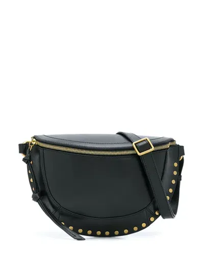 Isabel Marant Skano Leather Beltbag In Black