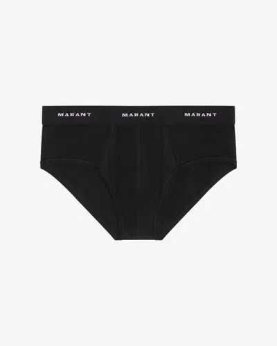 Isabel Marant Black Benji Briefs In 01bk Black