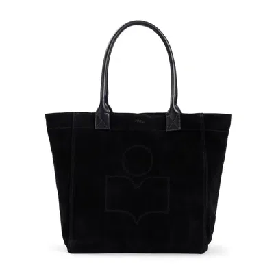 Isabel Marant Small Suede Tote Bag Yenky In Leather