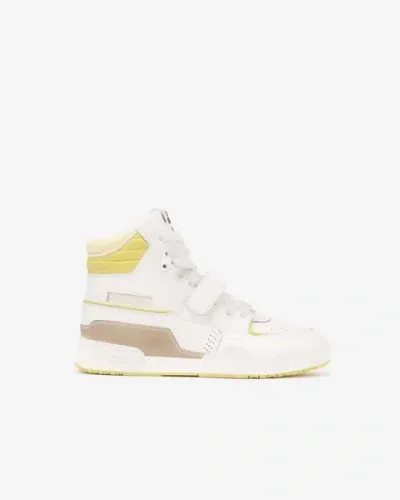 Isabel Marant Classic Stadium Sneakers In Light Yellow-yellow