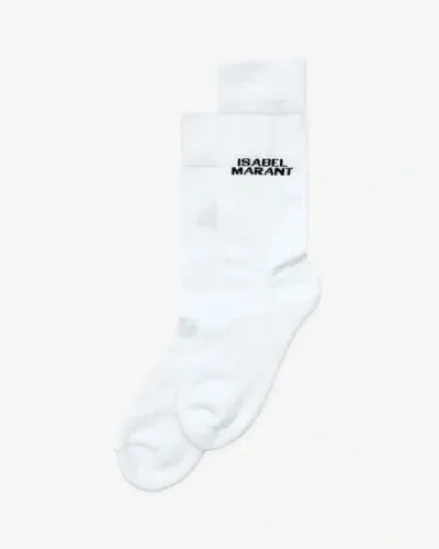 Isabel Marant Socken Dawi In White