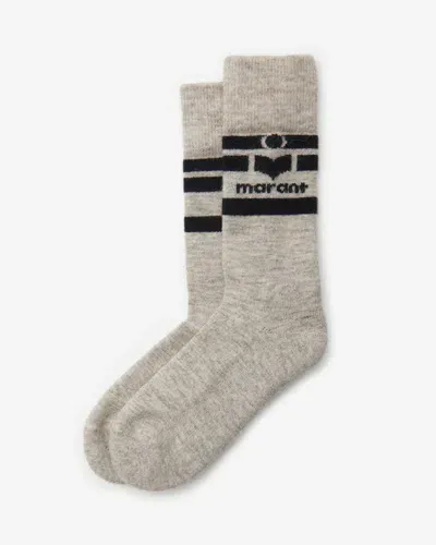 Isabel Marant Viby Socks In Beige