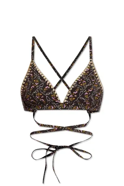 Isabel Marant Solange Bikini Bra In Black