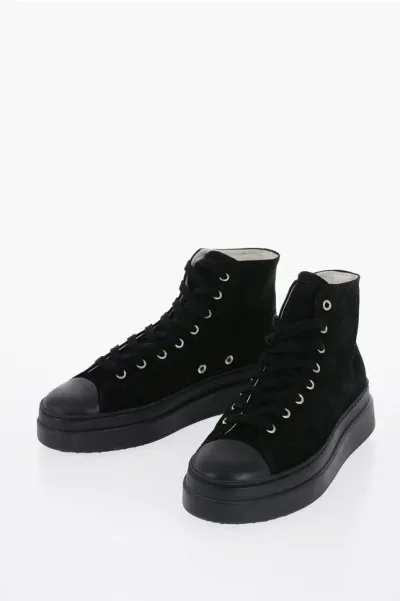 Isabel Marant Logo-print Hi-top Sneakers In Black