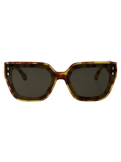 Isabel Marant Squared Sunglasses Im 0170/s C9 Bqt In C9bqt Hvn Honey