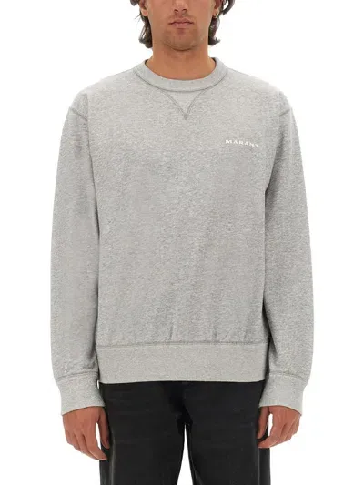 Isabel Marant Sweatshirt With Logo In Grey