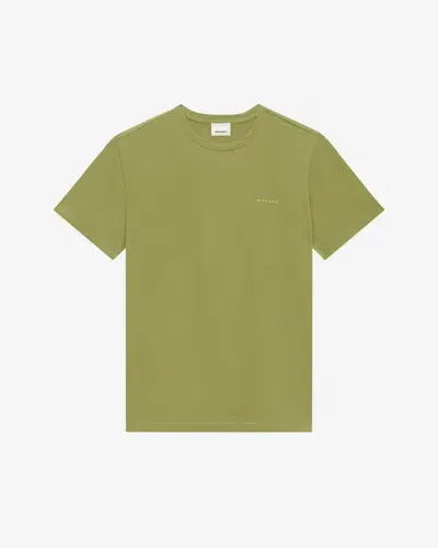 Isabel Marant Zafferh T-shirt In Khaki