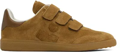 Isabel Marant Tan Beth Sneakers In Cognac/cognac